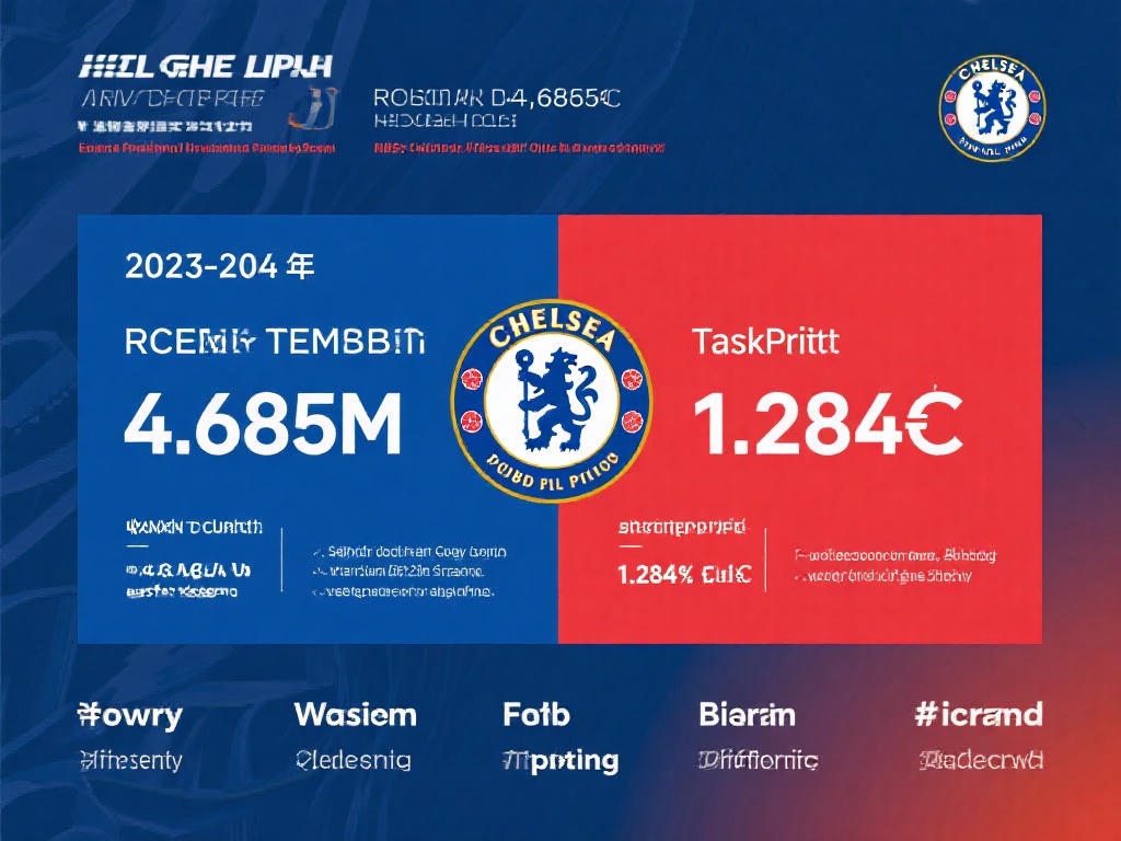 切尔西23-24财报:收入下滑,税前盈利破纪录 切尔西足球俱乐部过去一年的财务表现令人深